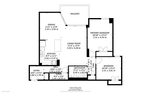 Floor plan 2 Bedroom