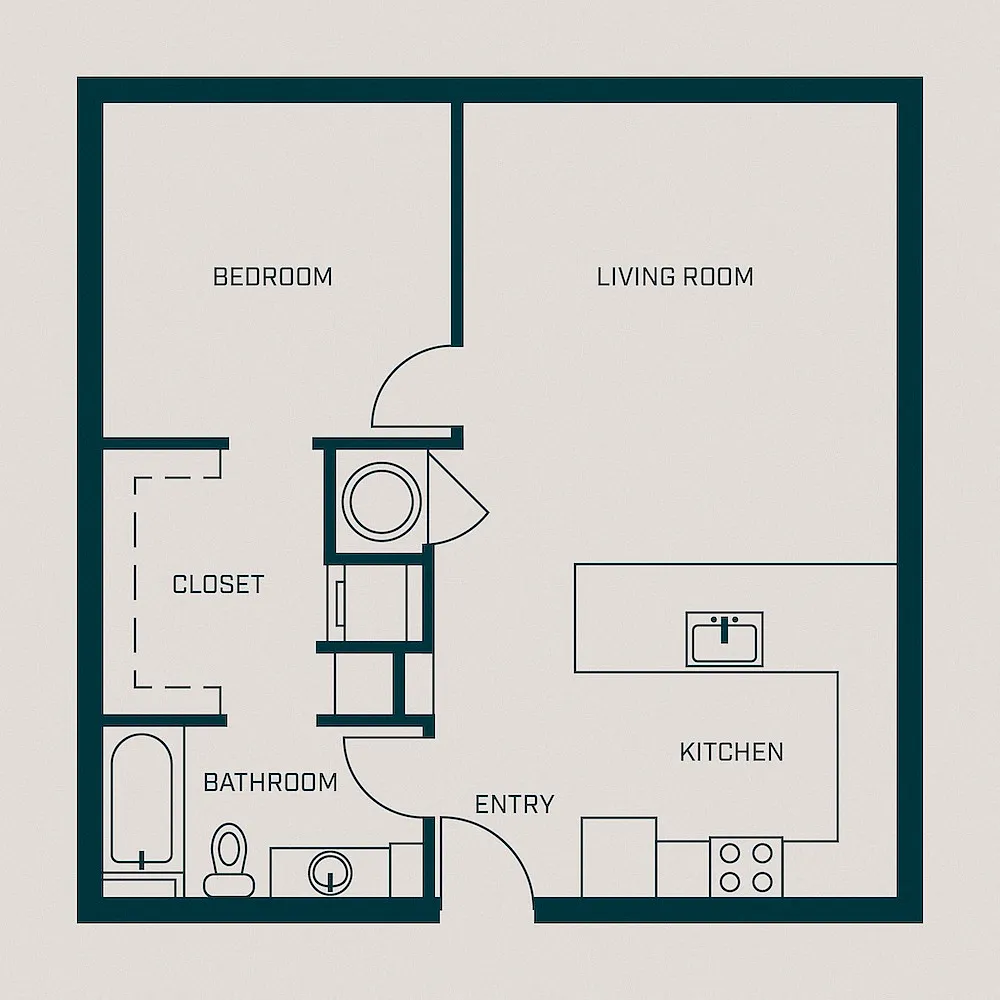 Floor plan The Elmwood