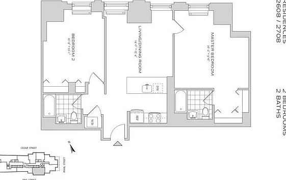 70 Pine St #2608 — Photo 2
