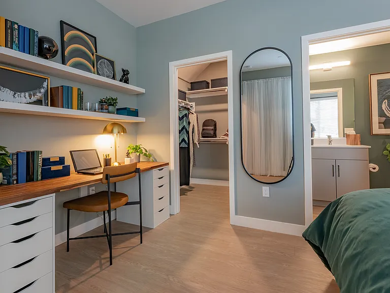Home Office and Spacious Closet