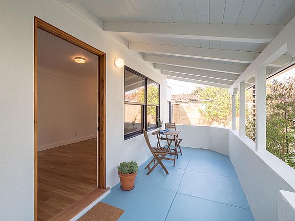 Private front porch