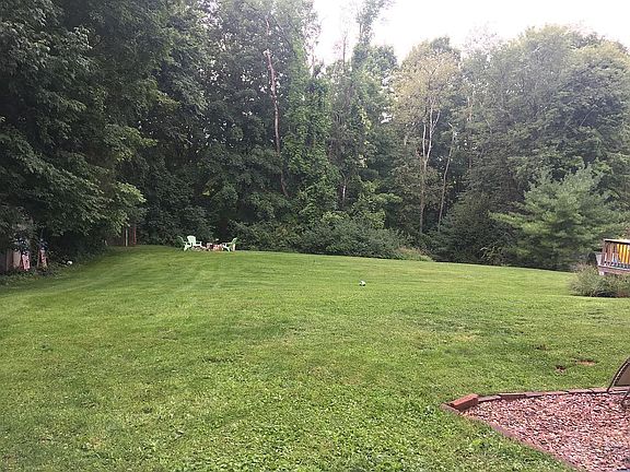 Large rear private backyard