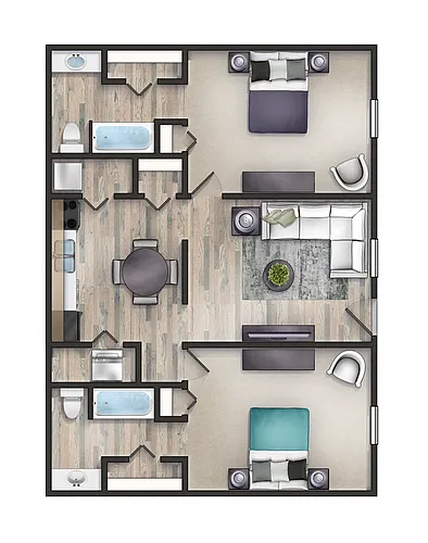 Floor plan Oak