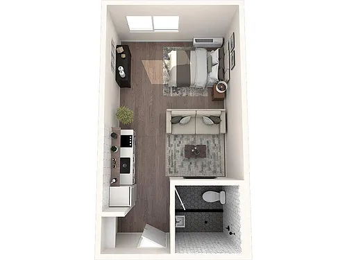 Floor plan Studio C