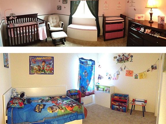 Bedrooms - These two bedrooms plus a den/room and the Master