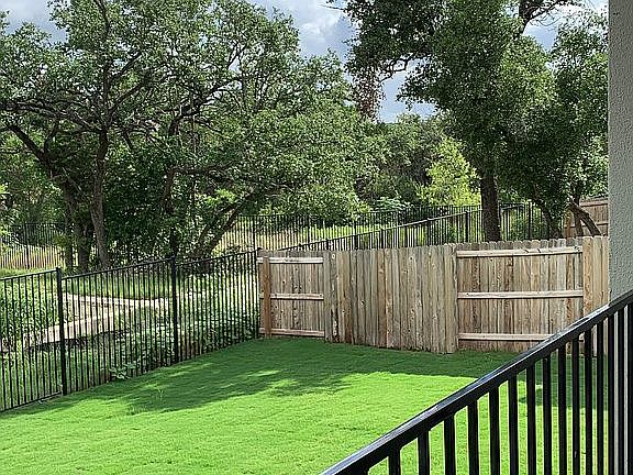 East view backyard