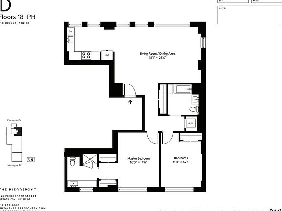 2nd image of 146 Pierrepont St #Penthouse