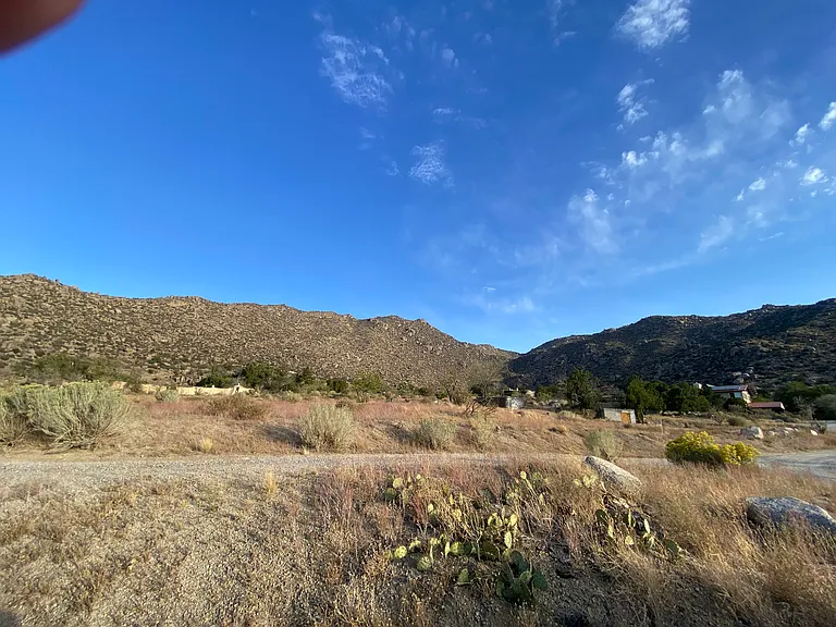 View north up Evho canyon