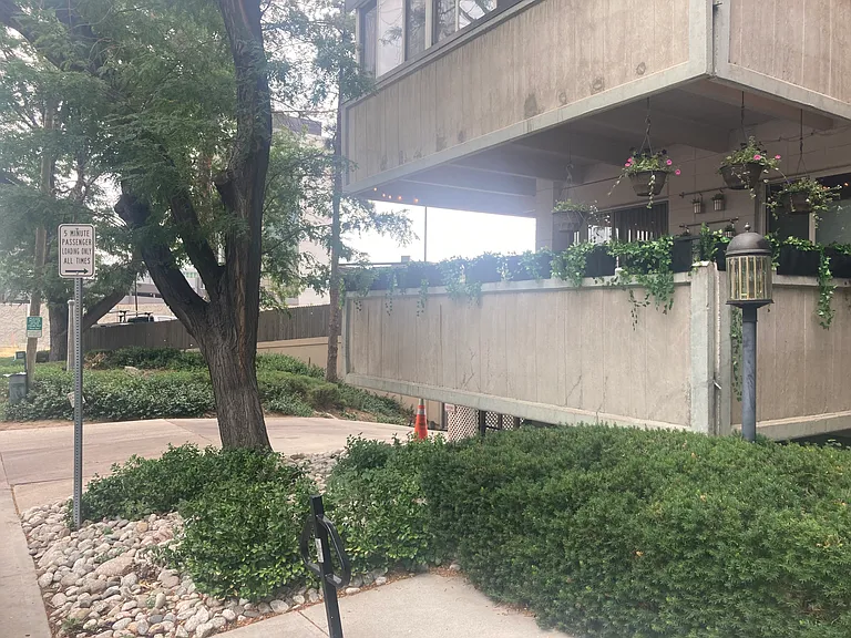 East side of the building.