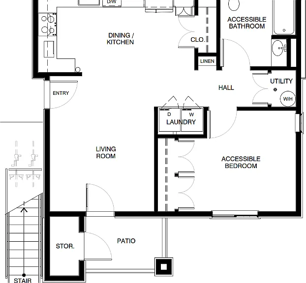 1-Bedroom (1B) Type A 1-Bedroom (1B) Type A