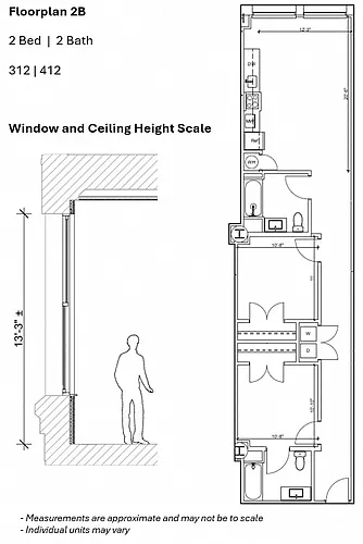 Floor plan 2BR 2B