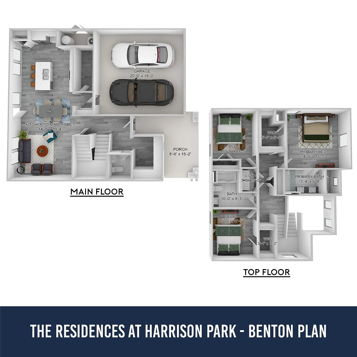 Floor plan Benton