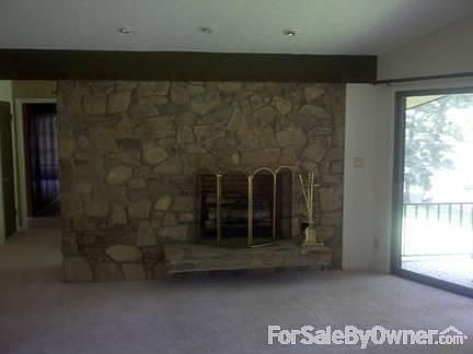 Rock Fileplace in Living Room