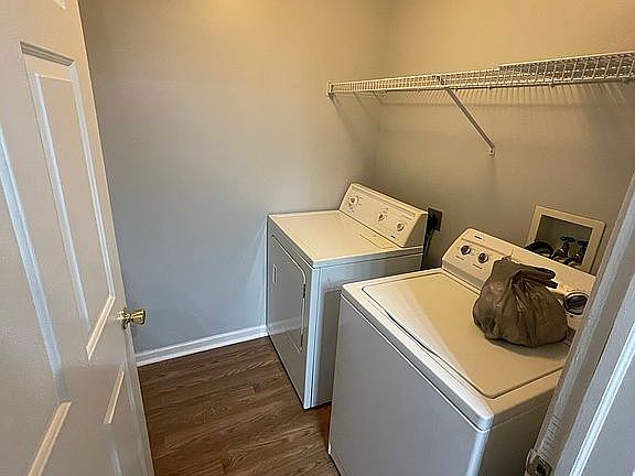 Laundry room with storage