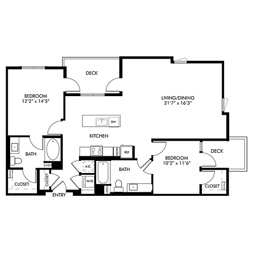 Floor plan B3e