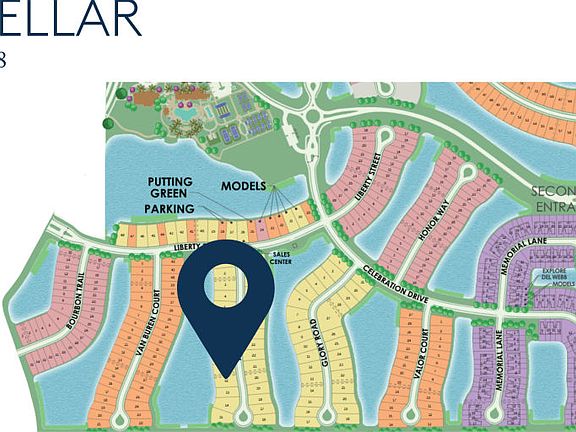 Location of this home within Del Webb Naples
