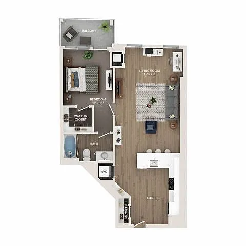 Floor plan A13
