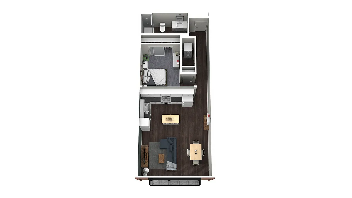 Floor plan Smith and High Flats