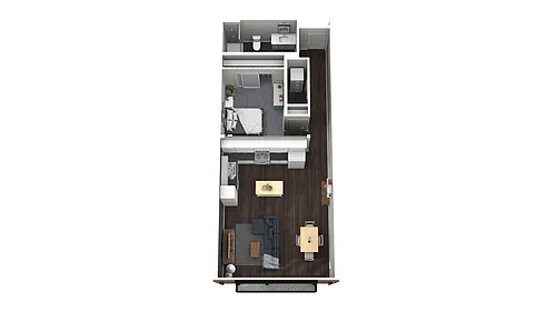 Floor plan Smith and High Flats