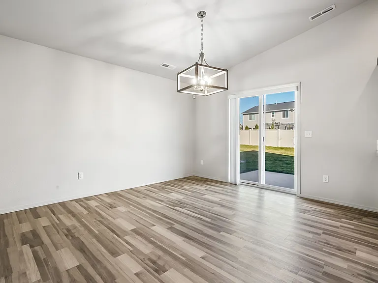 Dining with LVP flooring