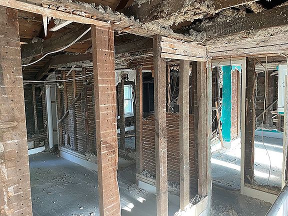 This is after it was gutted 