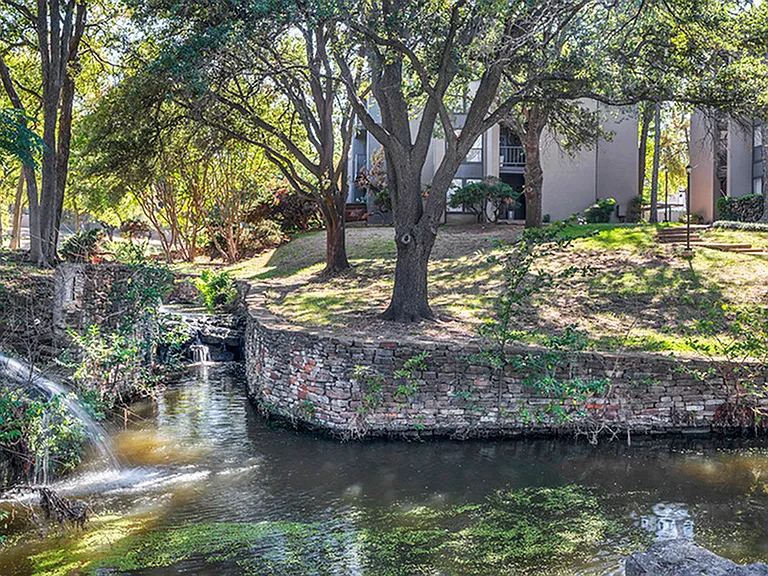 Serene Waterfall Retreat at Las Colinas Heights, Irving