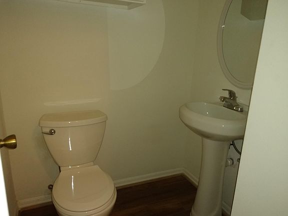 New downstairs half bath