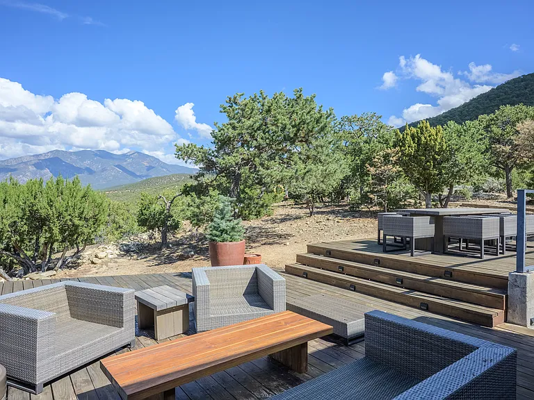 Deck view to the north (furniture cushions are at the wash!)