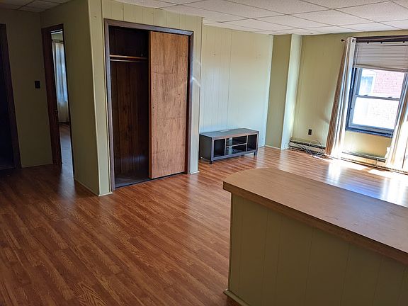 Living room with natural light and vinyl floors