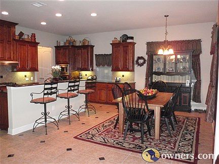 Eat-In Kitchen and Breakfast Bar from the Family  Room