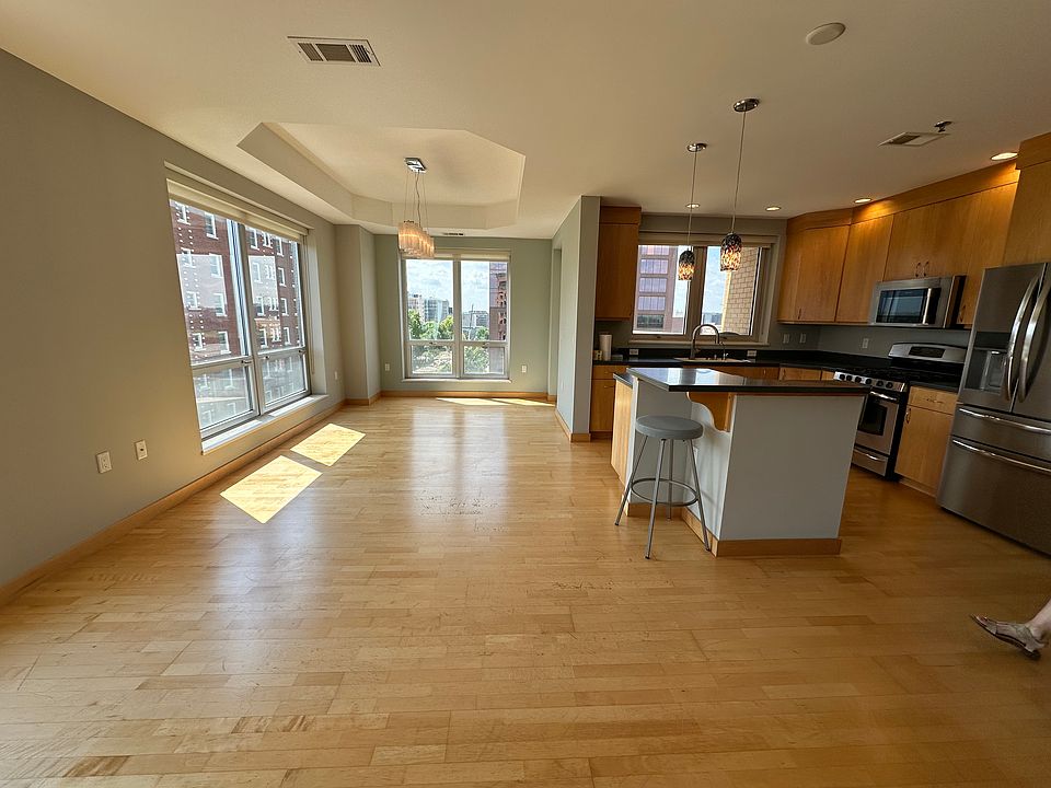 Living room looking toward dining and kitchen