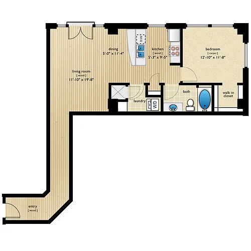 Floor plan California