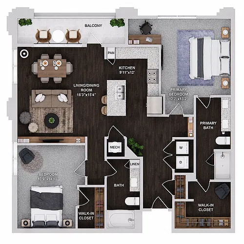 Floor plan B3