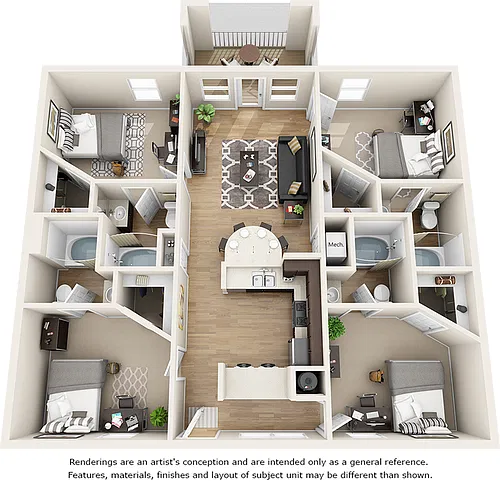 Floor plan Buchanan