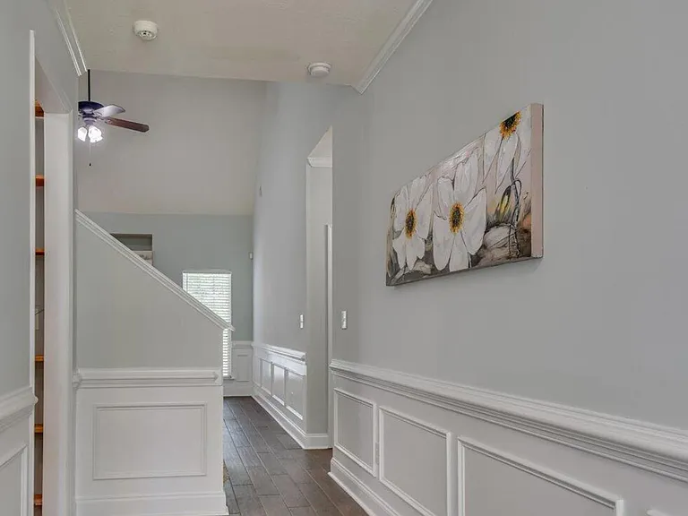 Hallway to living room