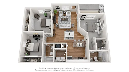 Floor plan The Mediterranean