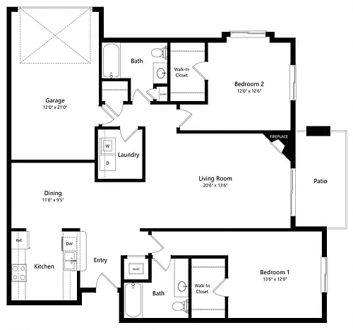 Floor plan Harbor