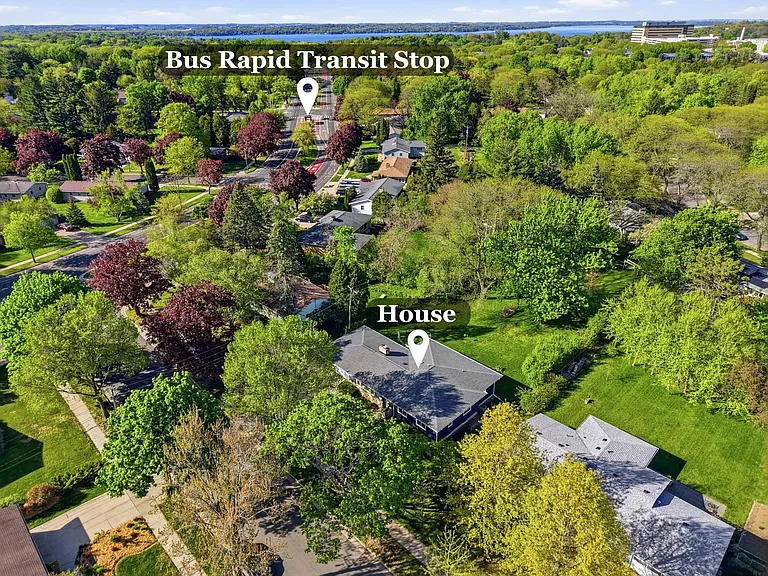 5122 Marathon Drive is a short walk to a Bus Rapid Transit stop