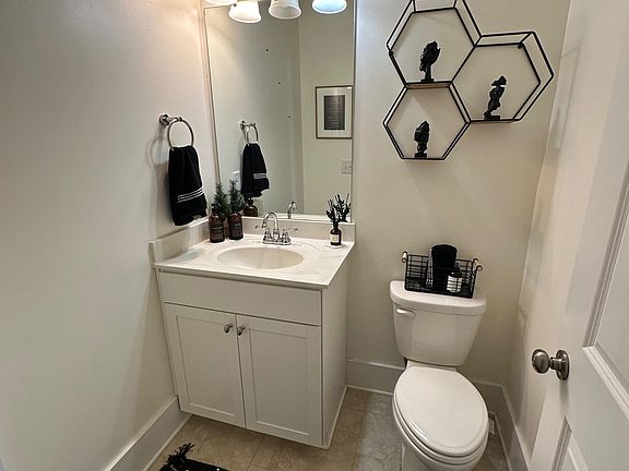 1/2 shared bathroom downstairs