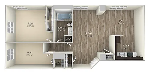 Floor plan Adams