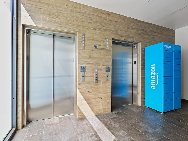 Resident Elevators and Amazon Package Locker