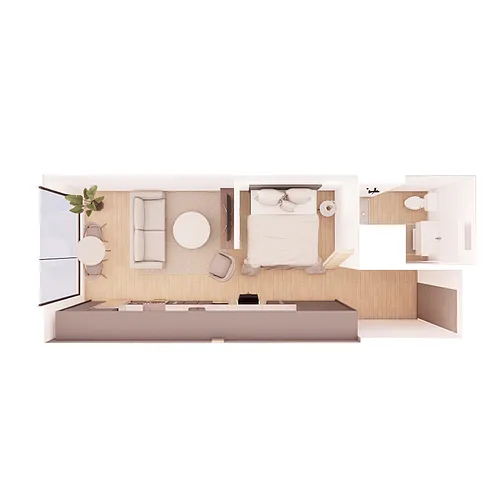 Floor plan Studio