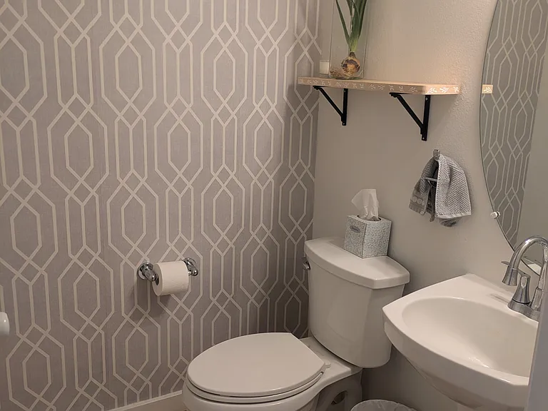 1st floor half bath