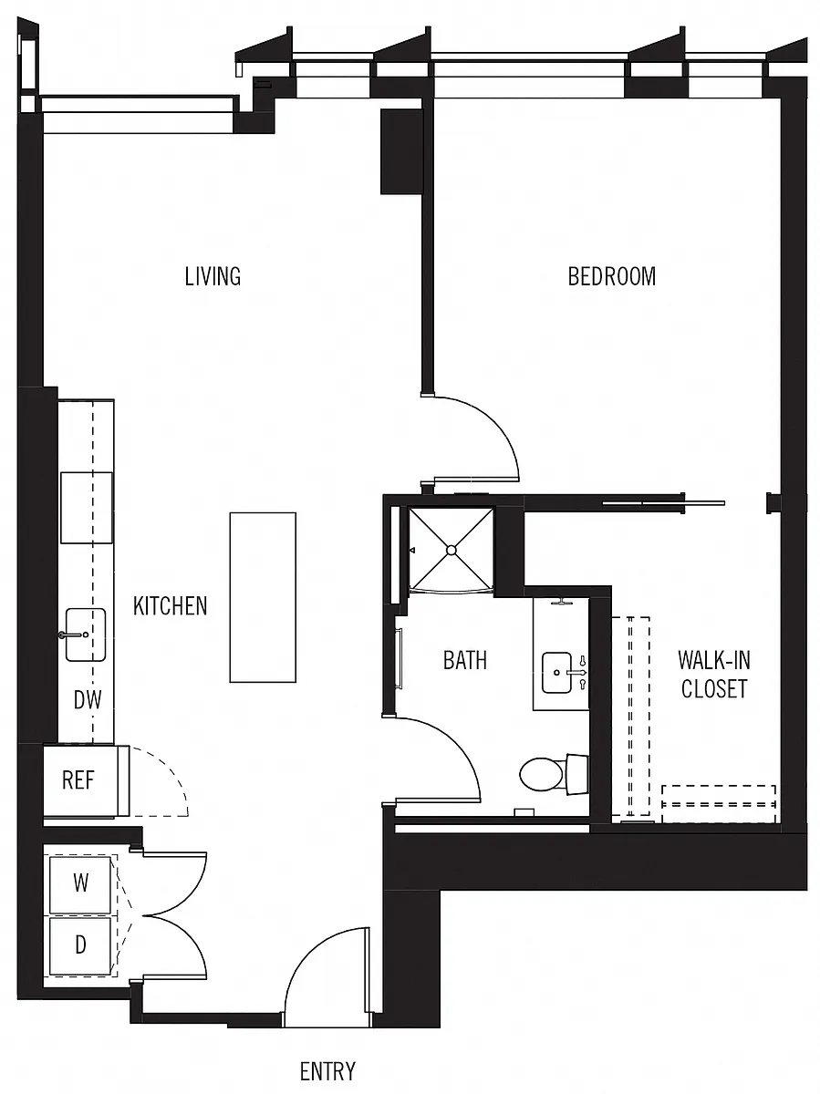 Floor plan 1J