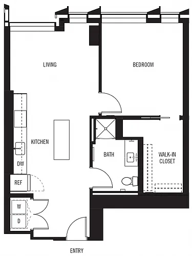 Floor plan 1J