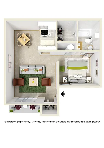 Floor plan Studio