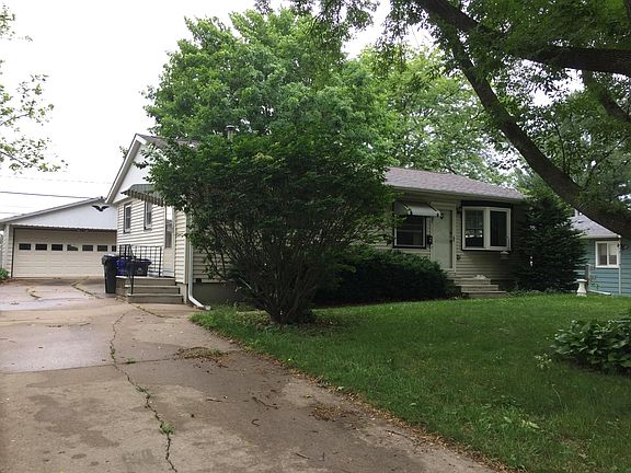 Garage and front yard
