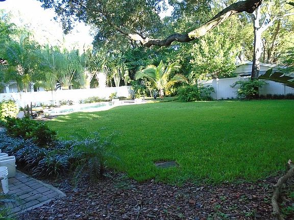 Large grassy play area