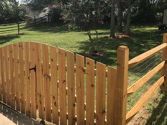 New fence