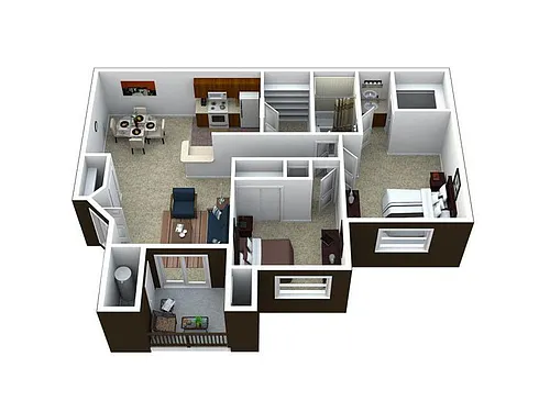 Floor plan B1-1064